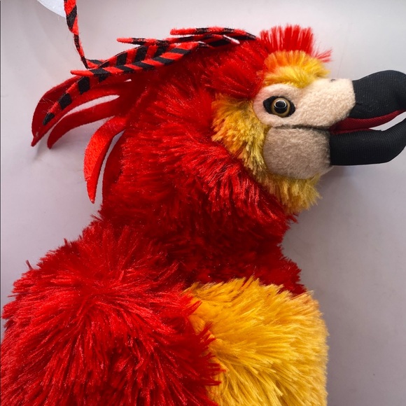 Wizarding World Of Harry Potter Red Fawkes 15" Phoenix Bird Stuffed Plush Toy - Picture 6 of 6